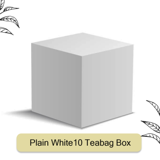 Plain White 10 Tea Bags Box [Packaging Material]