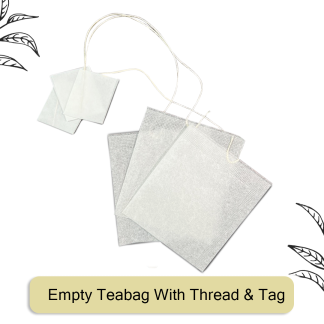 Empty Tea Bags With Thread & Tag[Packaging Material]
